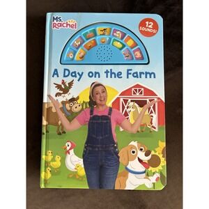 A Day on the Farm (Ms. Rachel): An Interactive Sound Book with 12 Sounds Works